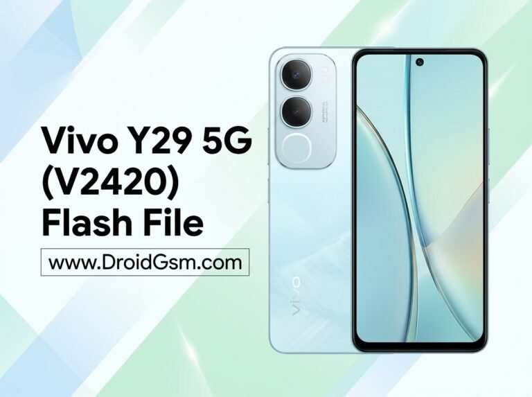 Vivo Y29 5G (V2420) Firmware File